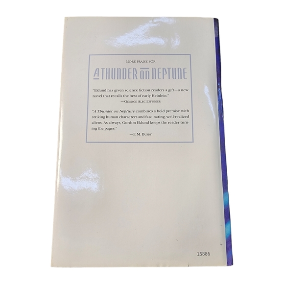 A Thunder on Neptune Gordon Eklund Vintage SciFi Hardcover - Picture 2 of 4
